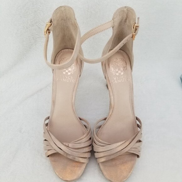 ✅Vince Camuto BERESTA High Heel Strappy Dress Heels W/Ankle Strap Women's 7.5M - Picture 11 of 11